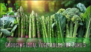 choosing ideal vegetables for zone 5