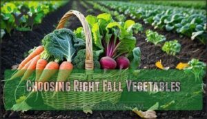 choosing right fall vegetables