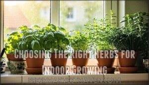 choosing the right herbs for indoor growing