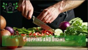 chopping and dicing