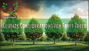 climate considerations for fruit trees