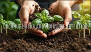 coconut husks and moisture retention