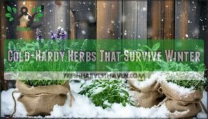 cold-hardy herbs that survive winter