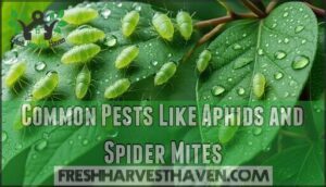 common pests like aphids and spider mites