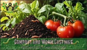 compost and worm castings