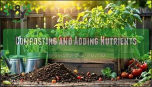 composting and adding nutrients