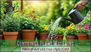 container plant watering