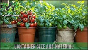 container size and material