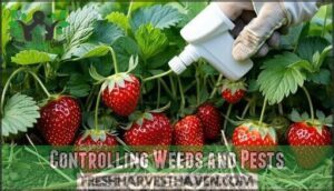 controlling weeds and pests