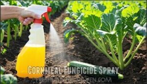 cornmeal fungicide spray