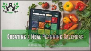 creating a meal planning calendar