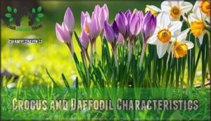 crocus and daffodil characteristics