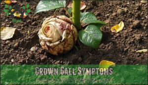 crown gall symptoms