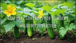 cultural controls for powdery mildew prevention