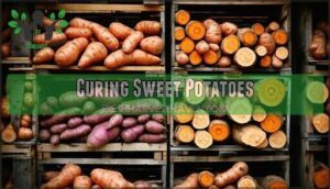 curing sweet potatoes