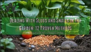 dealing with slugs and snails in the garden