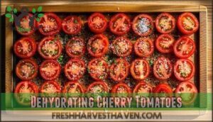 dehydrating cherry tomatoes