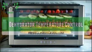 dehydrator temperature control