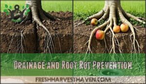 drainage and root rot prevention