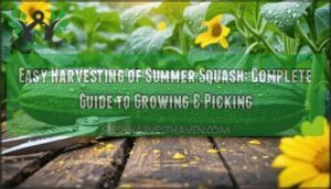 easy harvesting of summer squash