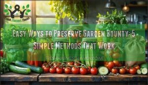easy ways to preserve garden bounty