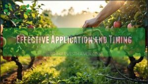 effective application and timing