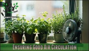 ensuring good air circulation