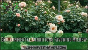 environmental conditions favoring mildew