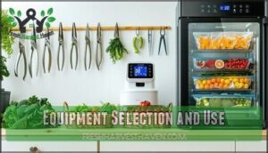 equipment selection and use