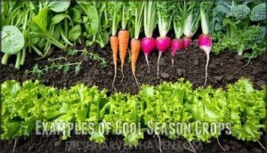 examples of cool season crops