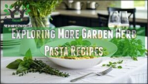 exploring more garden herb pasta recipes