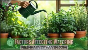factors affecting watering