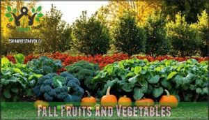 fall fruits and vegetables