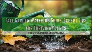 fall garden watering guide