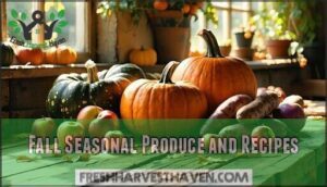 fall seasonal produce and recipes