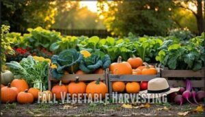 fall vegetable harvesting