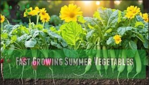 fast growing summer vegetables