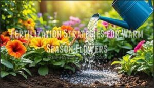 fertilization strategies for warm season flowers