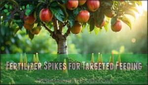 fertilizer spikes for targeted feeding