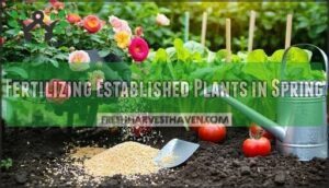 fertilizing established plants in spring