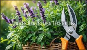 flower harvesting techniques