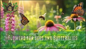 flowers for bees and butterflies