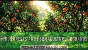 food forests and permaculture orchards