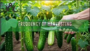 frequency of harvesting