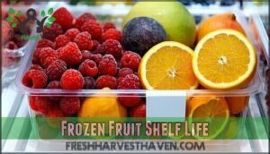 frozen fruit shelf life