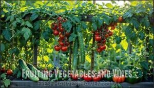 fruiting vegetables and vines