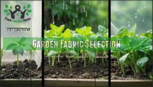 garden fabric selection