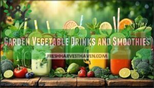 garden vegetable drinks and smoothies