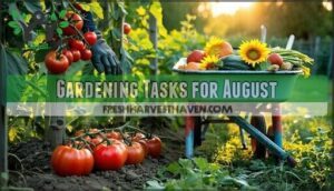 gardening tasks for august