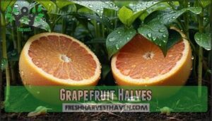 grapefruit halves